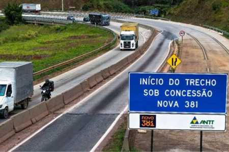 Estudo para duplicação da BR-381 entre Belo Oriente e Governador Valadares é entregue à ANTT