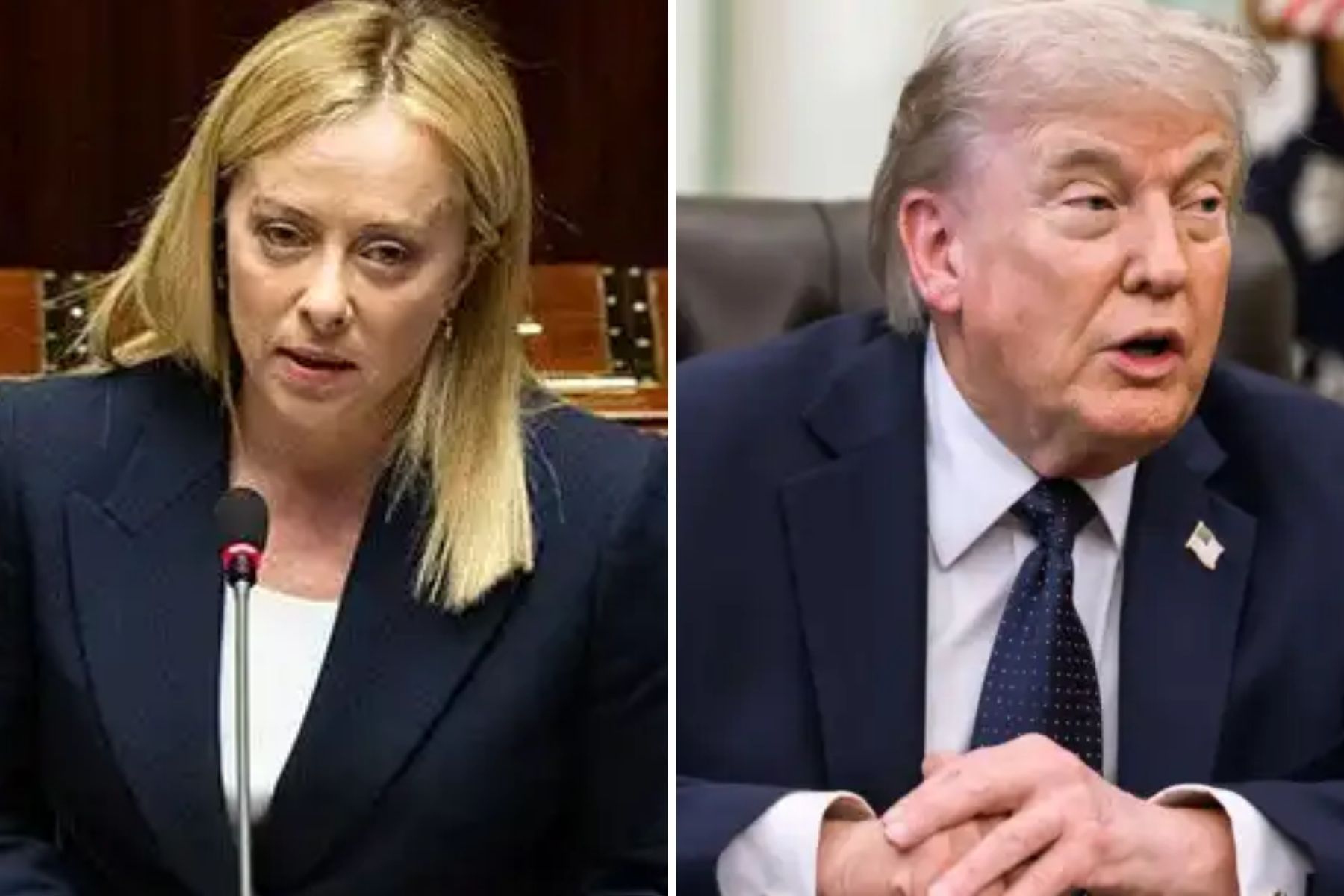 Trump diz que Meloni 'implorou por foto', e premiê reage: 'Declarações inventadas'