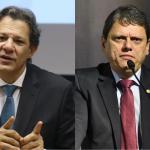 Datafolha: Tarcísio lidera 2º turno em SP com 54% contra 35% de Haddad