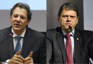 Datafolha: Tarcísio lidera 2º turno em SP com 54% contra 35% de Haddad