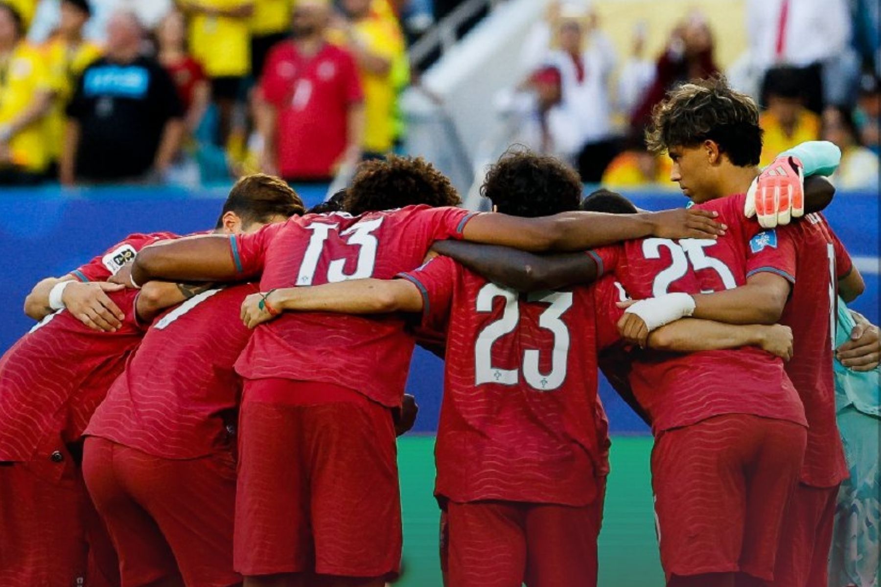 Jogadores de Portugal lamentam empate com a Colômbia pela Copa do Mundo