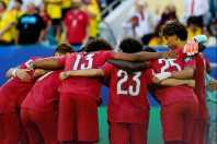 Jogadores de Portugal lamentam empate com a Colômbia pela Copa do Mundo