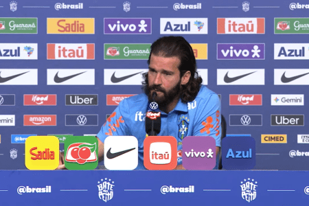 Alisson, goleiro titular da Seleção Brasileira