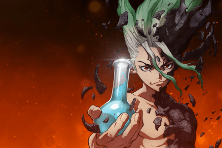 Senku, protagonista de Dr. Stone • Divulgação/Netflix