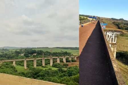 Ponte do Esqueleto, na divisa entre Limeira e Cordeirópolis, no interior de São Paulo • Prefeitura Municipal de Limeira / redes sociais