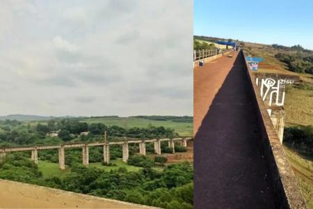 Ponte do Esqueleto, na divisa entre Limeira e Cordeirópolis, no interior de São Paulo • Prefeitura Municipal de Limeira / redes sociais
