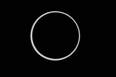 Eclipse solar anular já pode ser observado