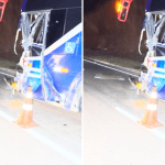 Motorista morre após grave acidente entre carro e ônibus na BR-116