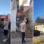 Vídeo: incêndio e explosão mobilizam bombeiros em Contagem