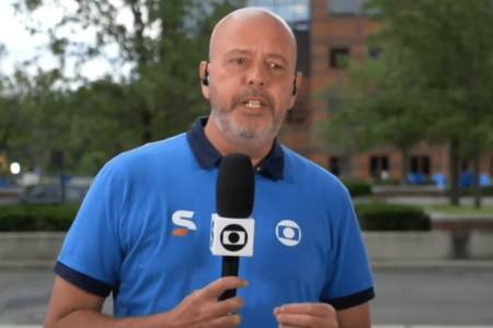 Alex Escobar, repórter da Globo na Copa do Mundo