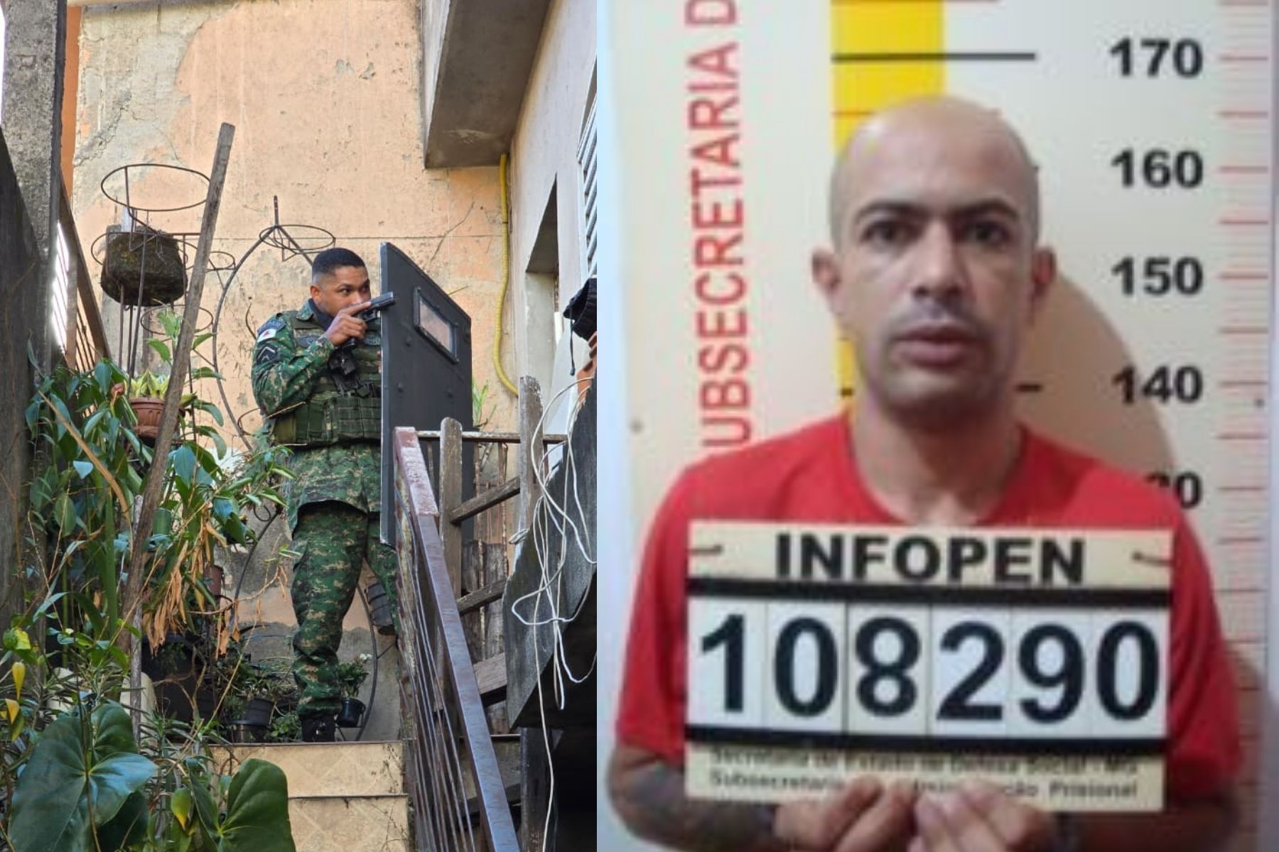 Foragido da Justiça faz irmão refém e é preso após operação da polícia em BH