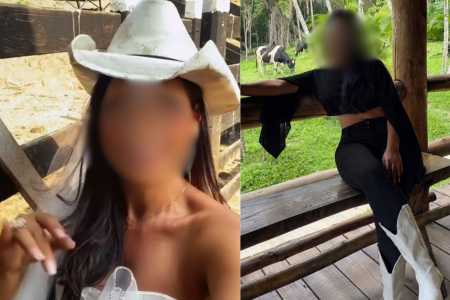 Na conta com quase um milhão de seguidores, a mulher publica vários vídeos conversando com a câmera em primeira pessoa •