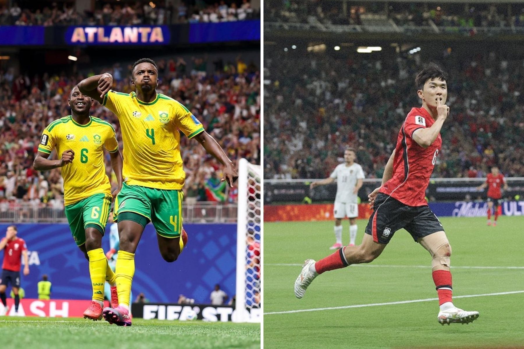 África do Sul e Coreia do Sul duelam com chances de classificação na Copa do Mundo