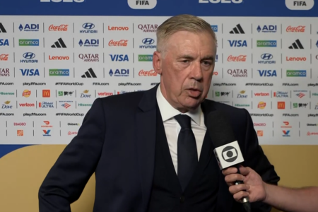 Carlo Ancelotti, técnico da Seleção analisou empate do Brasil com Marrocos