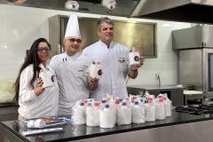 Produção de queijo tipo Camembert em aula de BH