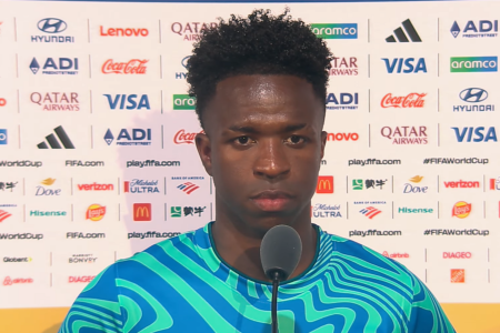 Vini Jr. após estreia do Brasil na Copa de 2026