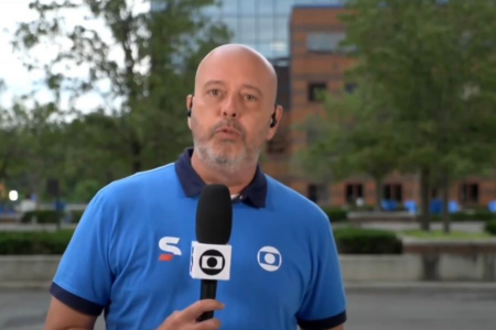 Alex Escobar, repórter da Globo na Copa do Mundo