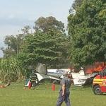 Sobrevivente de queda de avião é encaminhado para Hospital das Clínicas de Marília, em SP