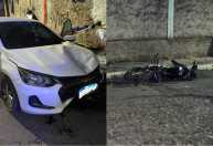 Homens matam motociclista baleado após atingirem o veículo dele com carro, em BH
