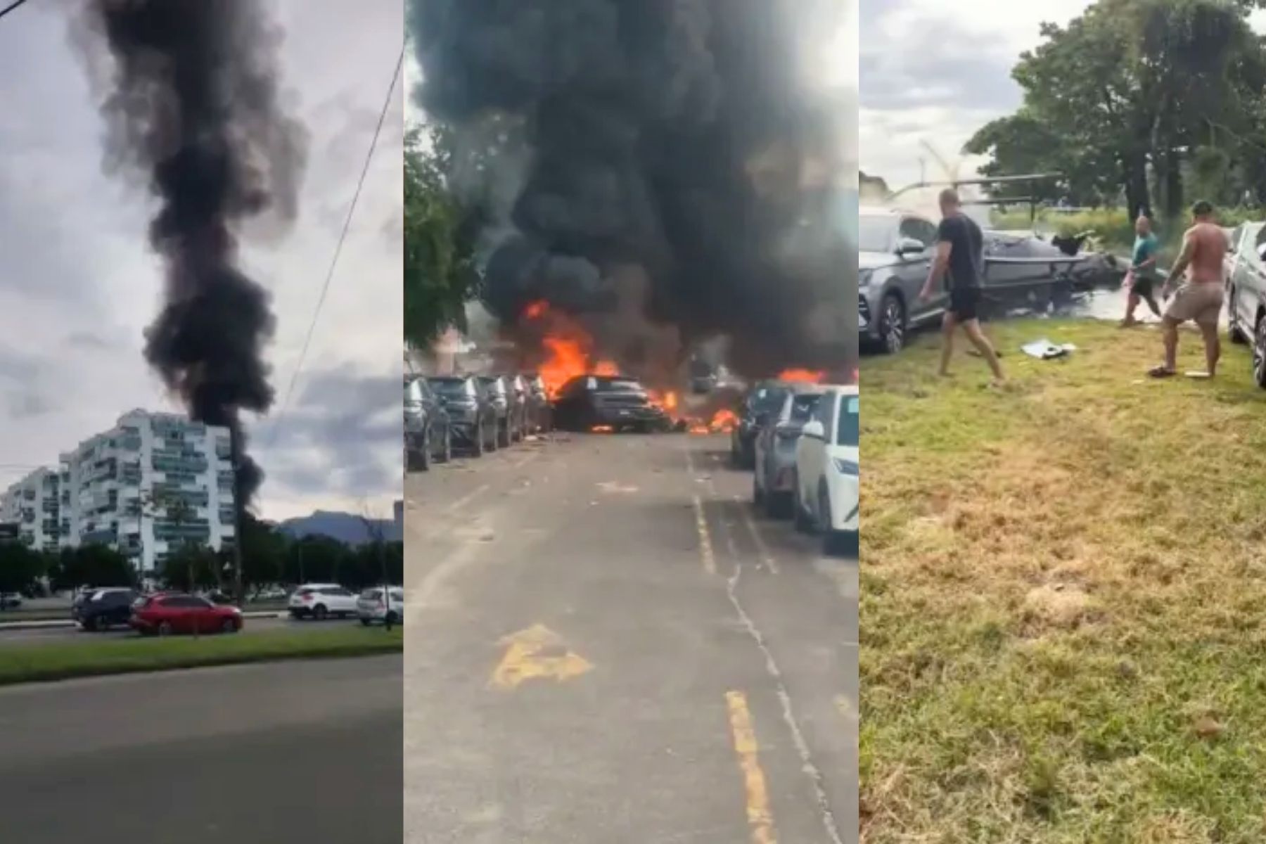 O que se sabe sobre a colisão seguida de explosão de dois helicópteros no RJ
