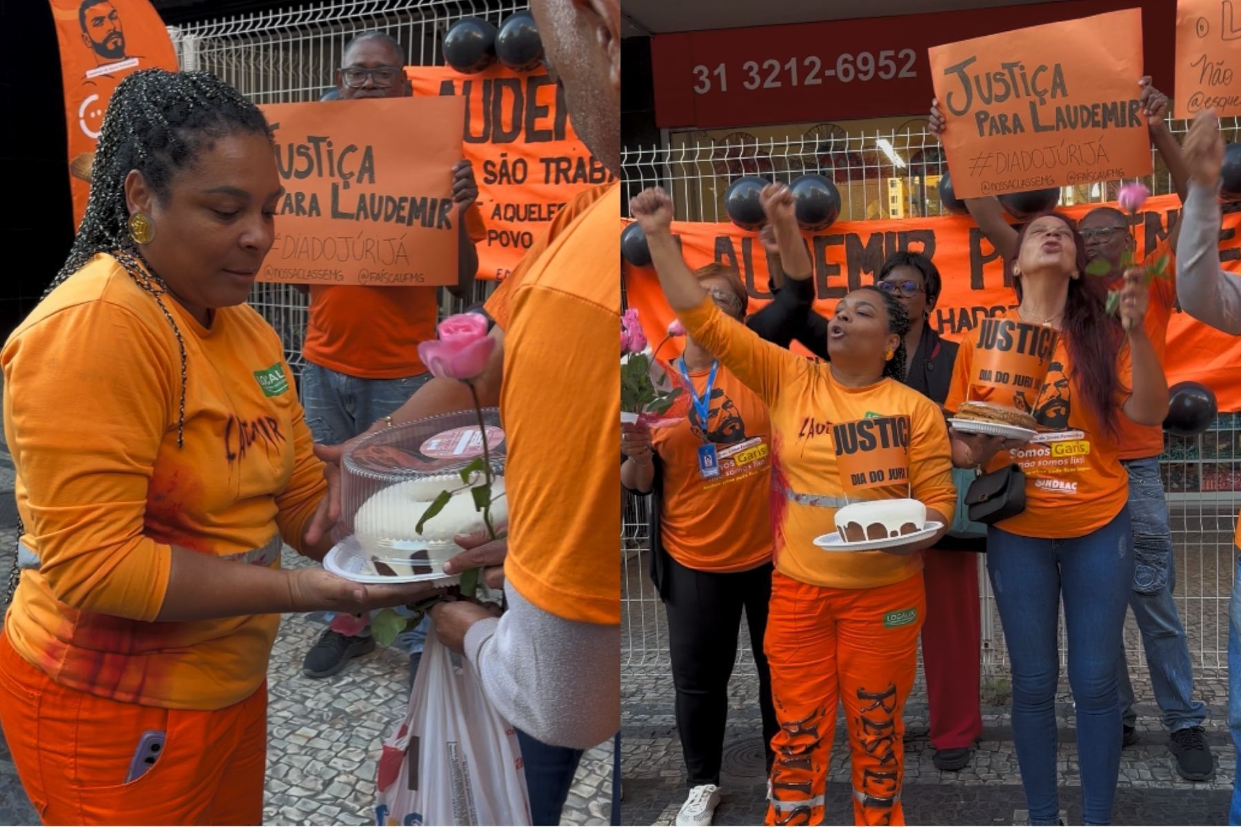 'Hoje seria festa', diz viúva de Laudemir no dia em que gari morto em BH faria aniversário