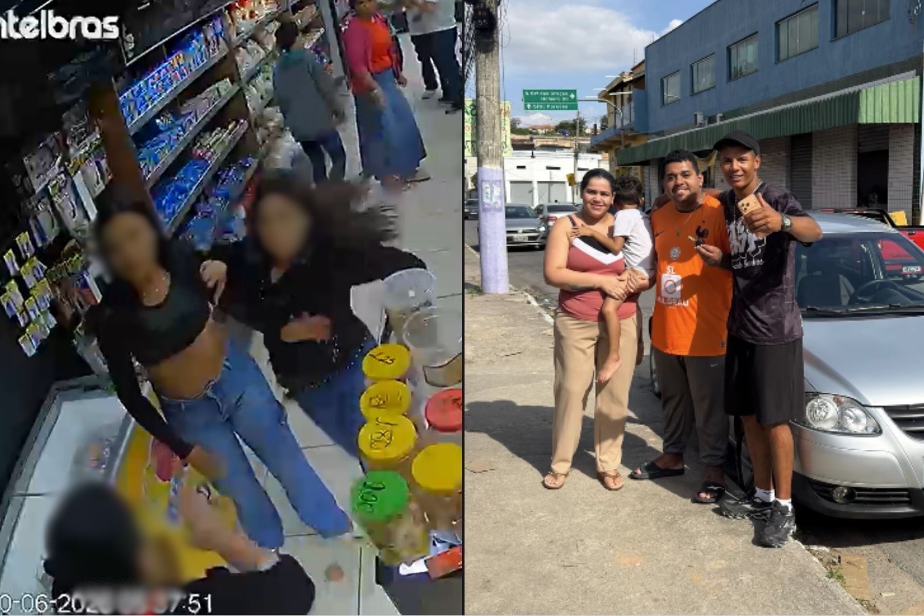 Influenciador dá carro para atendente de padaria agredida por clientes na Grande BH