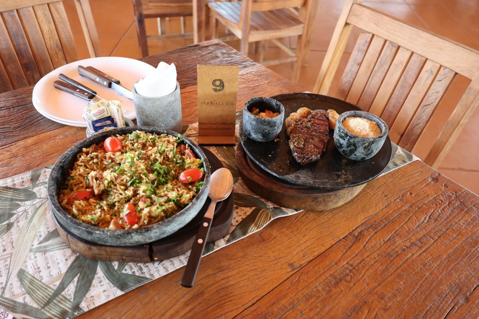 Picanha na parrilla e arroz imperial unem sabores do Brasil e da Argentina