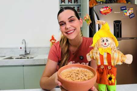 Canjica de doce de leite e paçoca; já conhece esta versão? Confira a receita