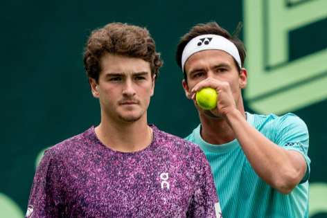 João Fonseca é derrotado nas duplas no ATP de Halle