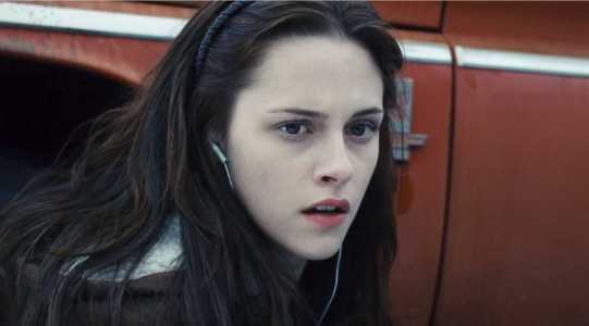 Kristen Stewart como Bella Swan na saga Crepúsculo