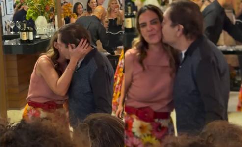 Luciana Cardoso e o marido, Faustão
