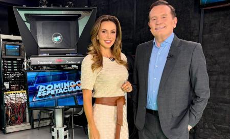 Manuela Queiroz e Roberto Cabrini