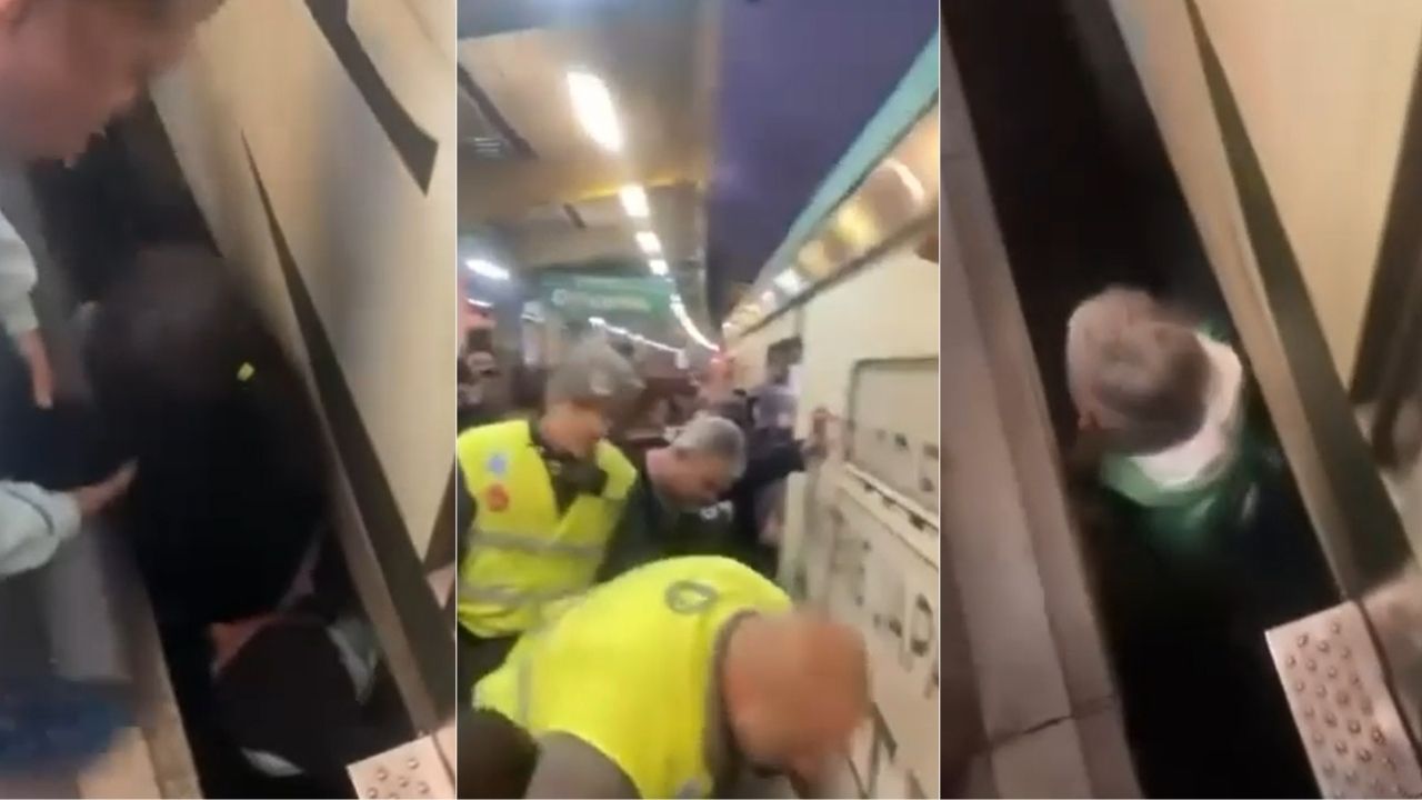 Mulher cai no vão entre trem e plataforma em estação de SP; vídeo registra resgate