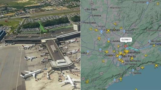 Pane afeta comunicação aérea em Guarulhos e atrasa voos para São Paulo