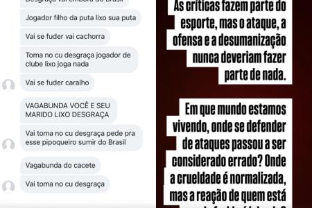 Postagens de Natalia nas redes sociais • Reprodução