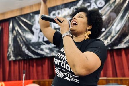 Até o momento, Samara é a única pré-candidata mulher nas eleições presidenciais de 2026 • Divulgação/UP