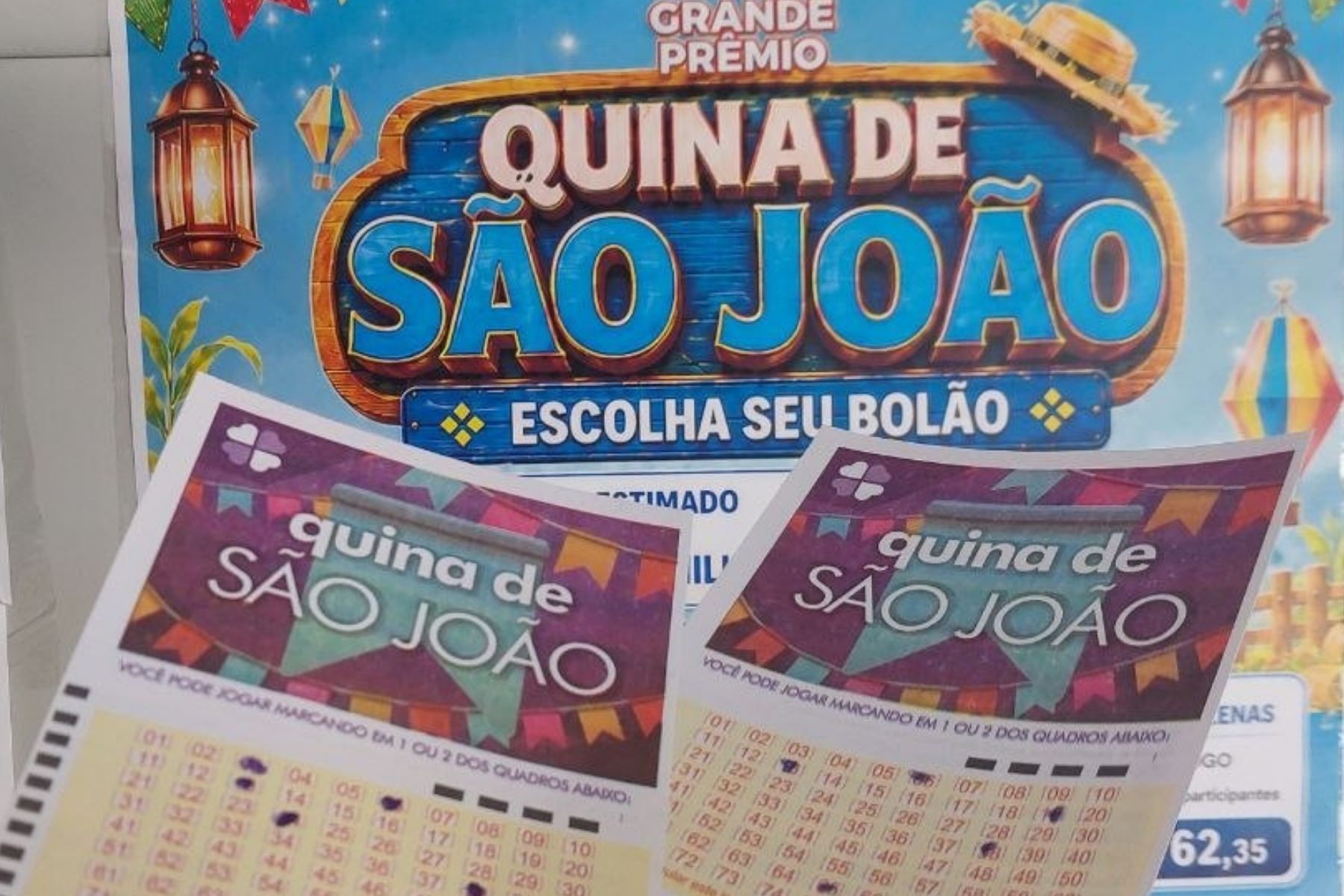 Quais os números mais sorteados na Quina de São João? Veja a lista