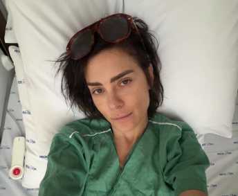 Atriz passou quatro dias internada