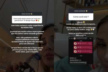 Story de Bruna Rotta • Reprodução