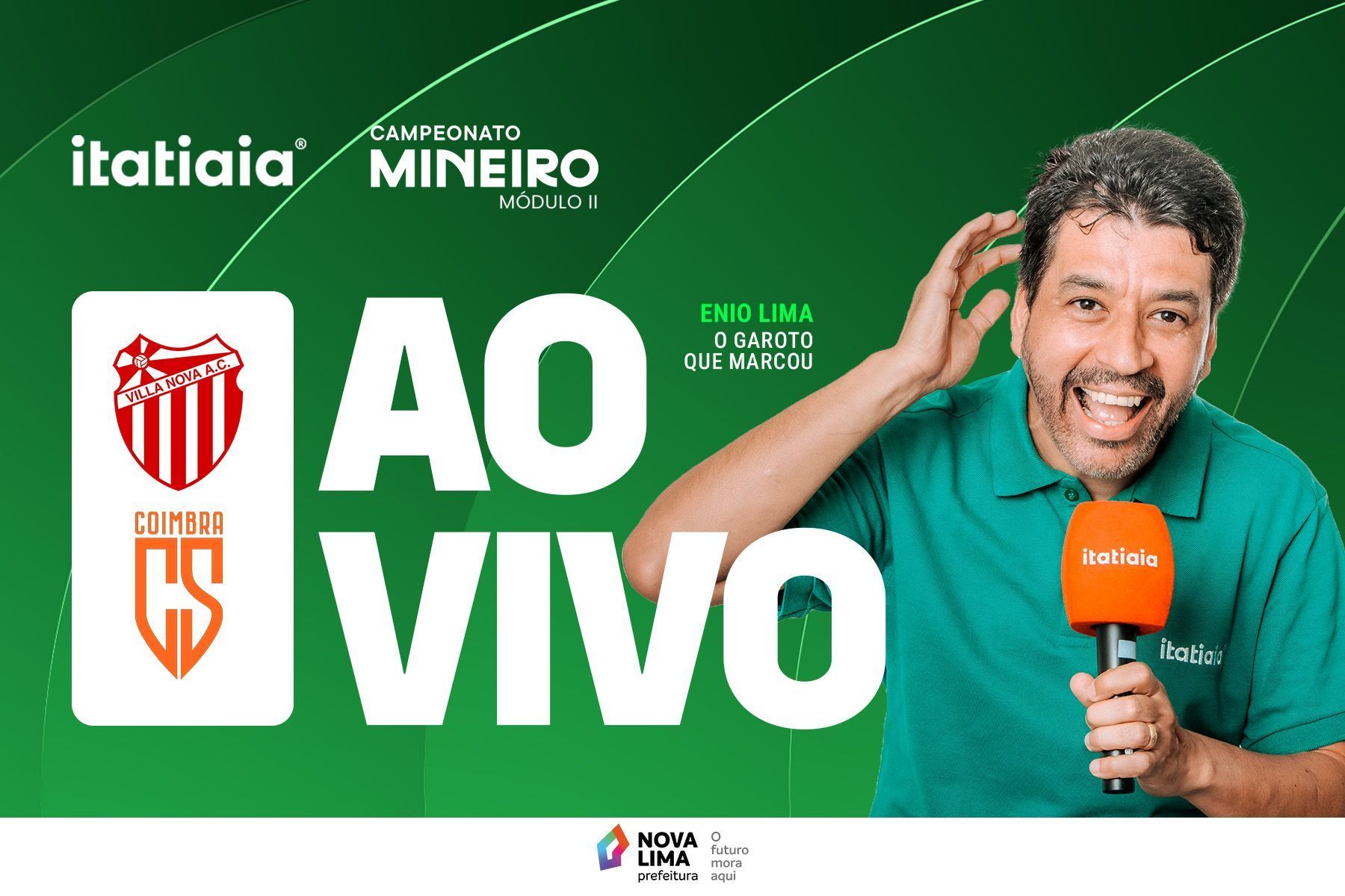Villa Nova x Coimbra: assista, ao vivo e com imagens, ao jogo do Módulo II
