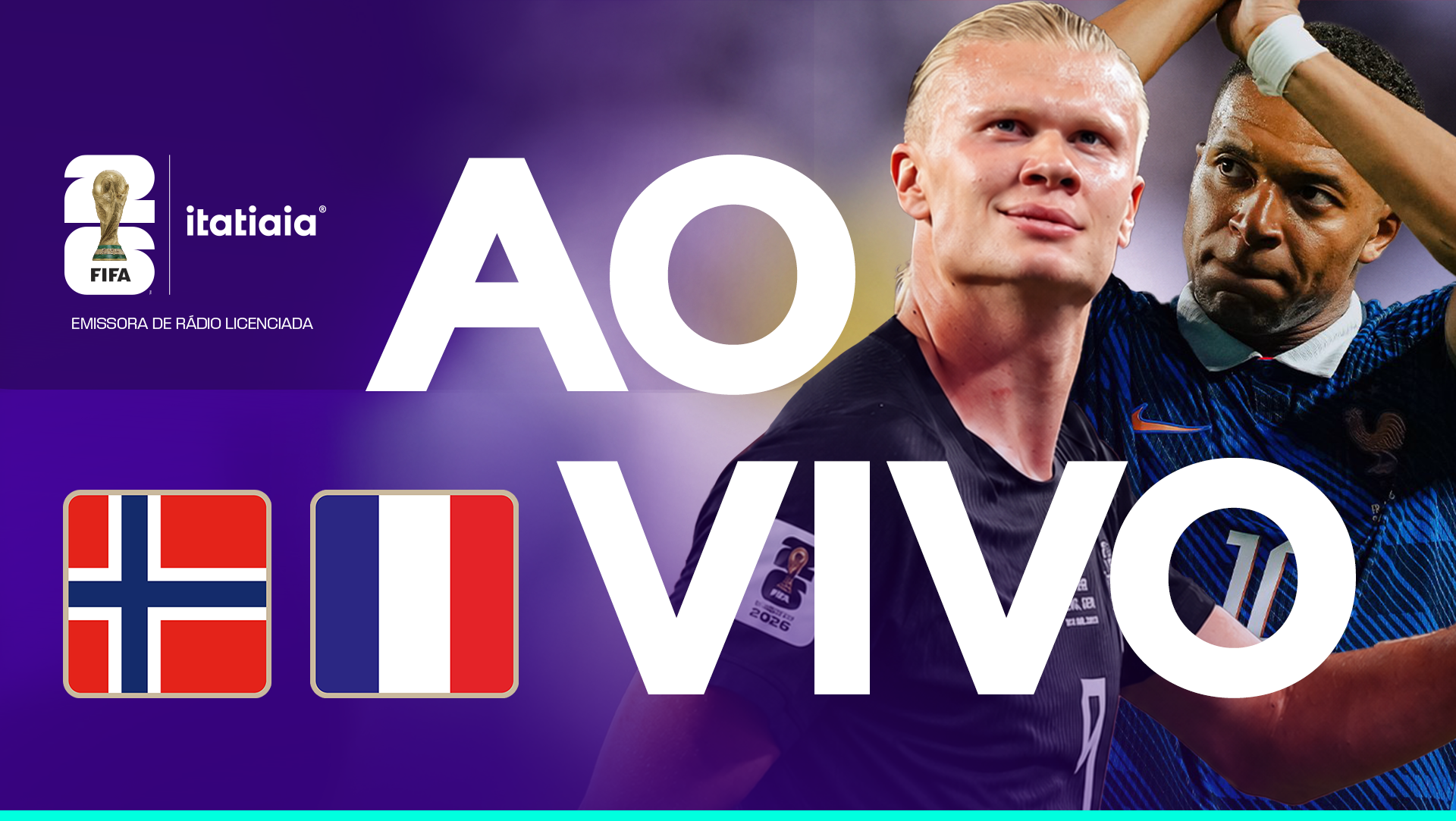 Noruega x França: assista, ao vivo, à transmissão da Itatiaia