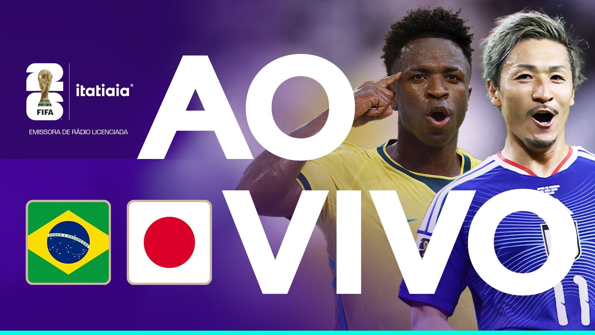 Brasil x Japão: assista, ao vivo, à transmissão da Itatiaia