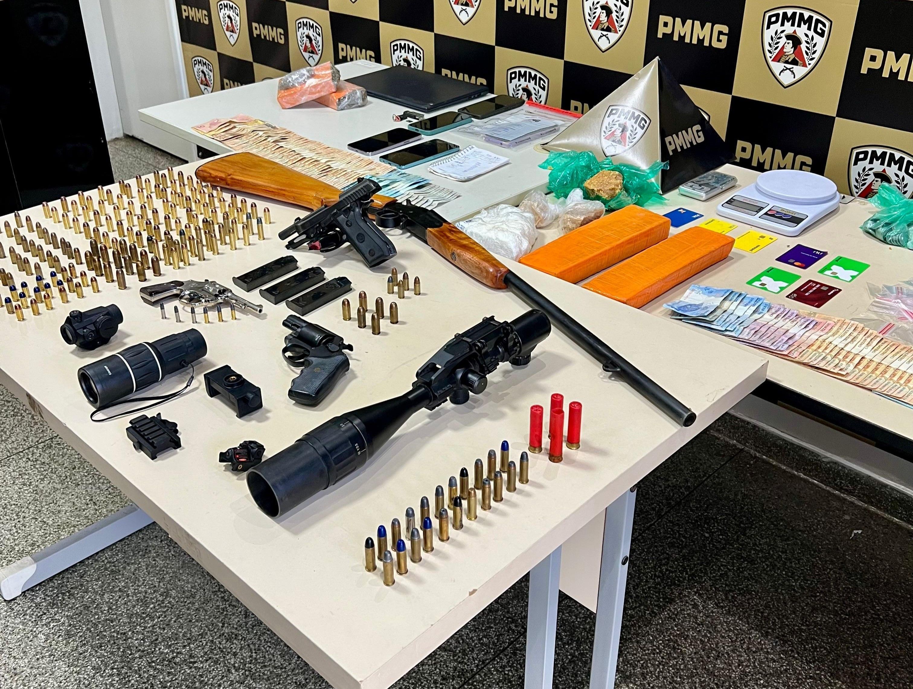 Quatro presos e drogas apreendidas na Operação Luminis em municíos da região