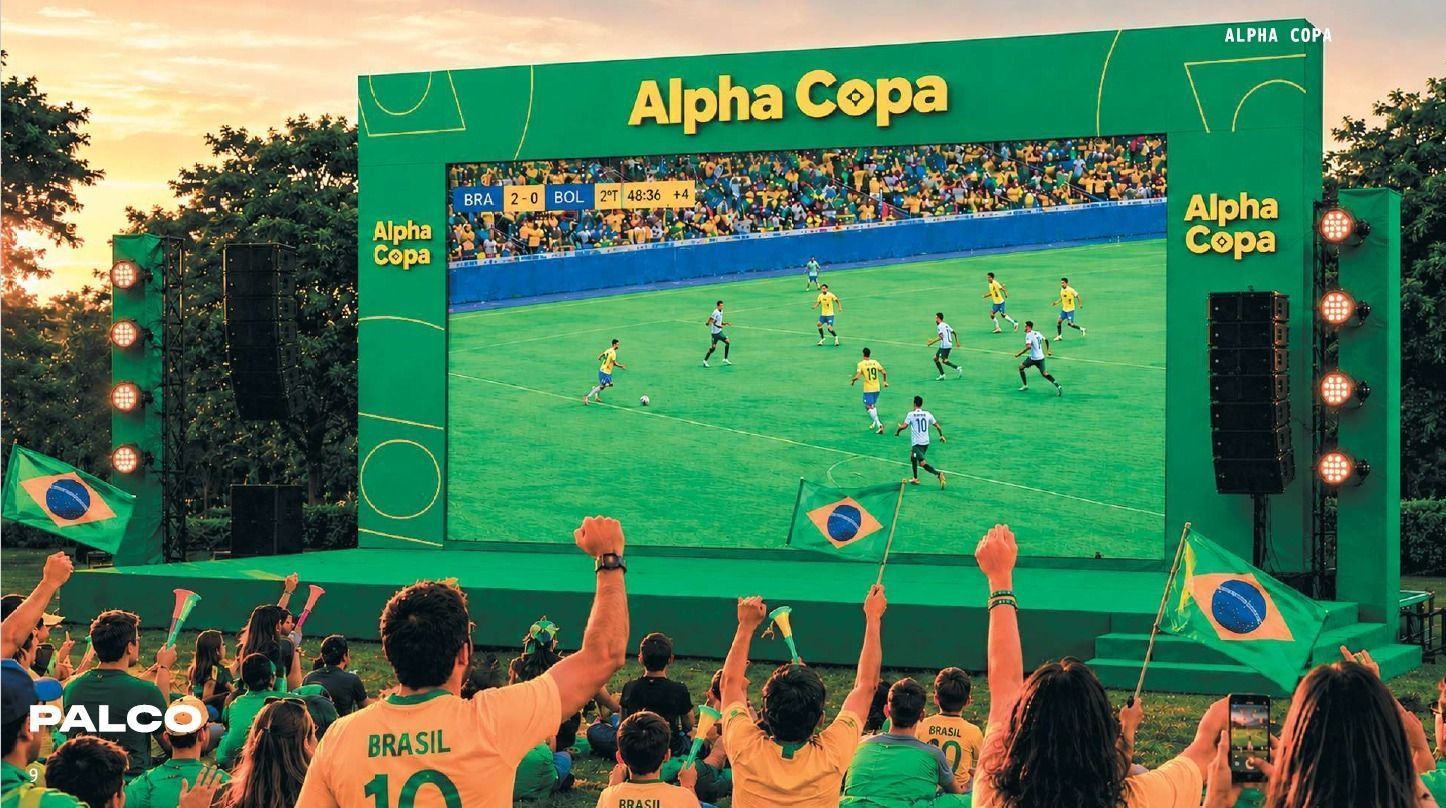 Lagoa dos Ingleses recebe evento autorizado pela FIFA para os jogos do Brasil