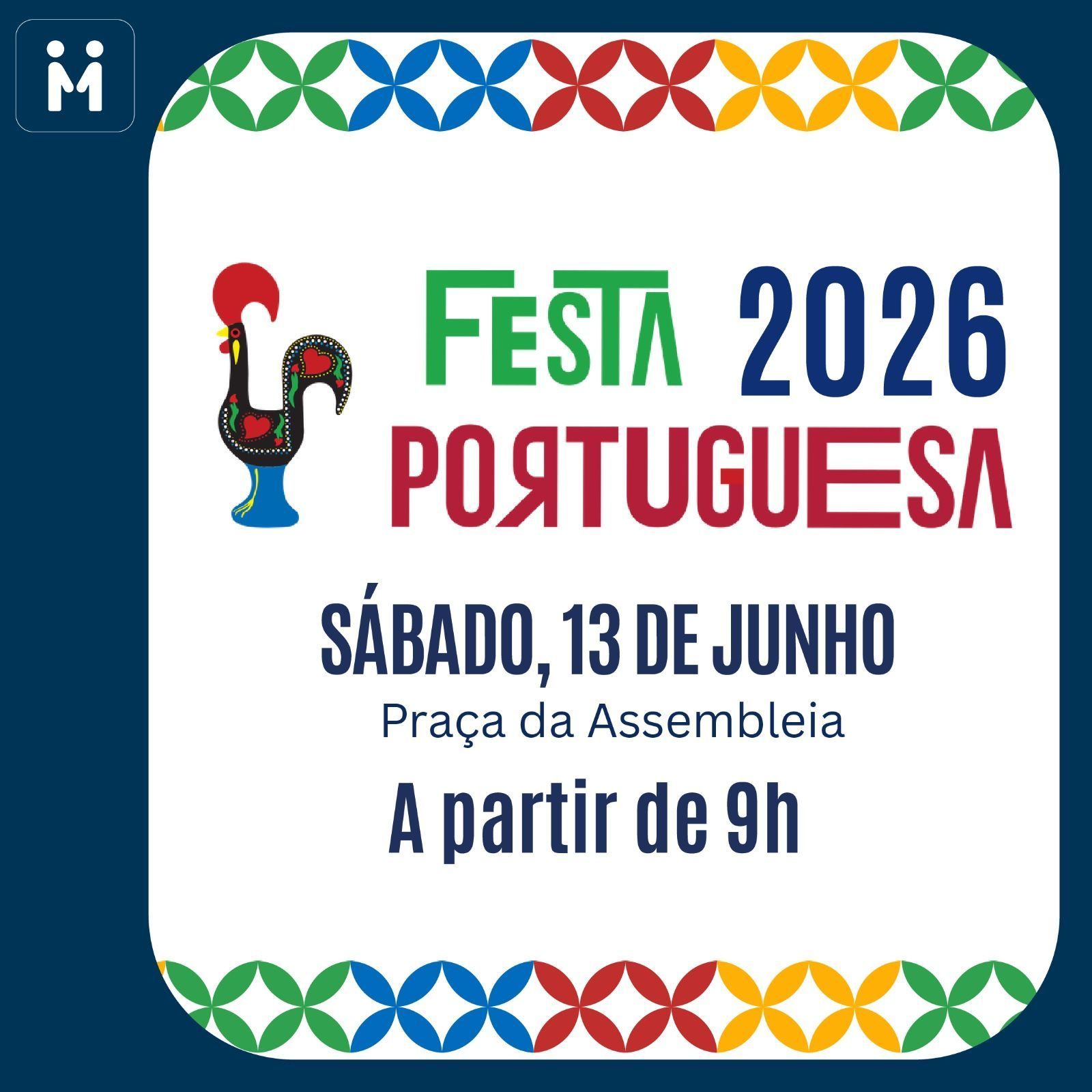 XVI Festa Portuguesa ocupa a Praça da Assembleia com gastronomia, fado e futebol