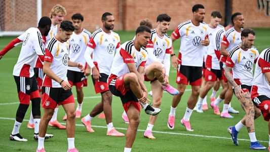 Seleção Alemã em preparação para jogo da Copa do Mundo de 2026