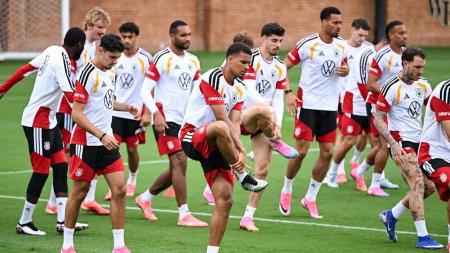 Seleção Alemã em preparação para jogo da Copa do Mundo de 2026