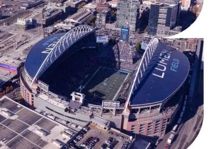 Lumen Field, o Estádio de Seattle, vai receber Estados Unidos x Austrália