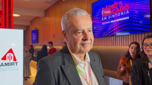 Presidente da Associação Mineira de Rádio e Televisão (Amirt), Mayrinck Júnior • Jovana Meireles / Itatiaia