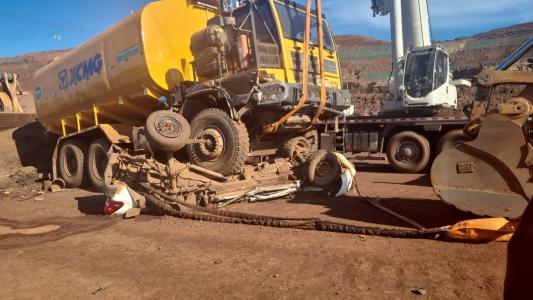Em nota, a CSN Mineração lamentou a morte do técnico de produção • CBMMG